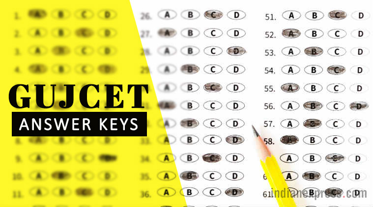 Gujarat Common Entrance Test answer keys, Gujarat Common Entrance Test 2018 answer keys, GUJCET 2018 answer keys, gujcet.gseb.org