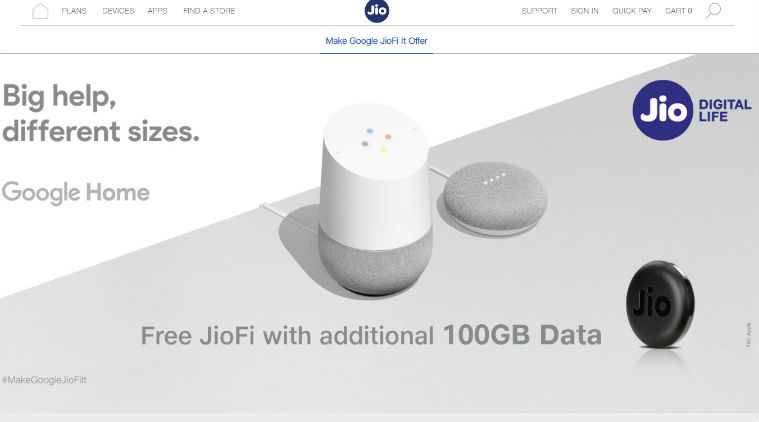 Image result for Jiofi with 100 GB data!!