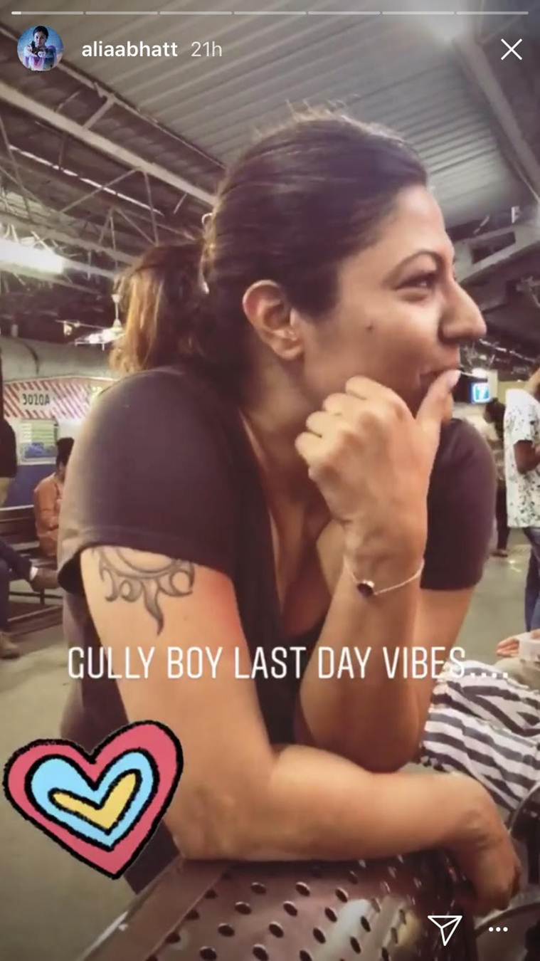 alia bhatt gully boy ranveer singh shooting