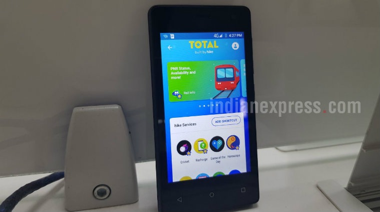 hike, airtel, hike total, total by hike, total, android, google, bsnl, aircel, karbonn, intex, intex total, karbonn total