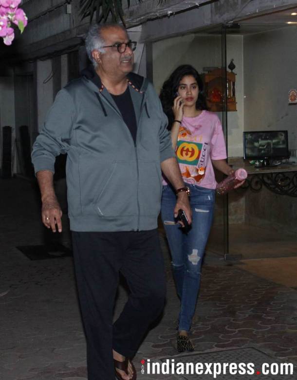 Janhvi Kapoor, Boney Kapoor