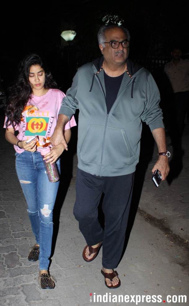 Janhvi Kapoor, Boney Kapoor
