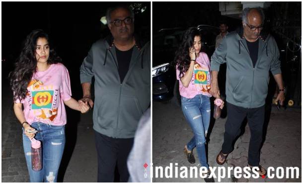 Janhvi Kapoor, Boney Kapoor