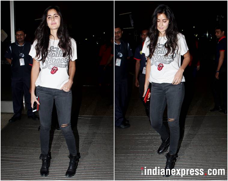 airport fashion, airport style, karan johar, anushka sharma, Karisma Kapoor, katrina kaif, esha gupta, athiya shetty, celeb fashion, bollywood fashion, indian express, indian express news