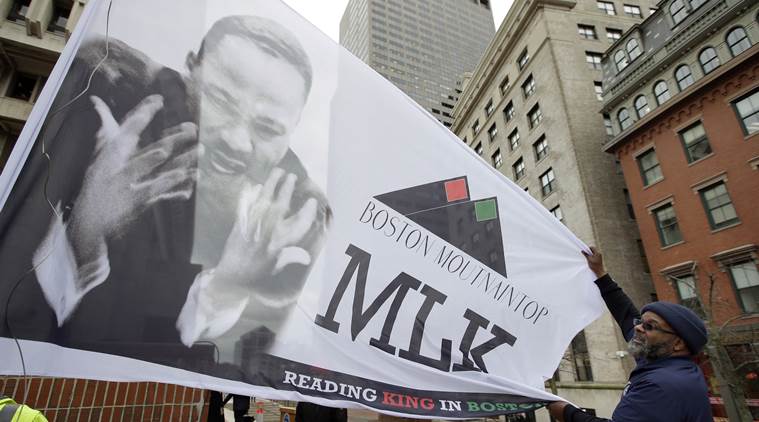 Martin Luther King's assassination eve speech read out loud in Boston