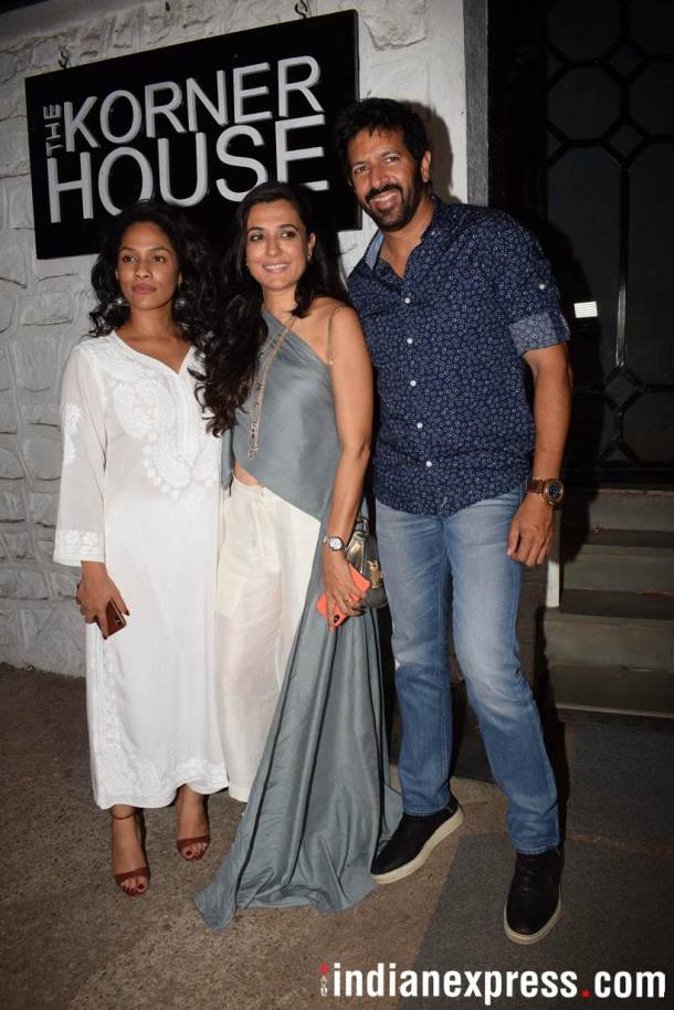 Masaba Gupta, Mini Mathur and Kabir Khan