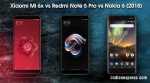 Xiaomi Mi 6X vs Redmi Note 5 Pro vs Nokia 6 (2018): Difference in specifications