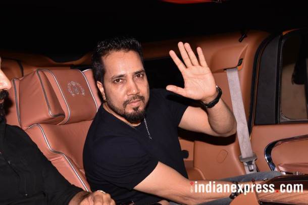 mika singh at october screening