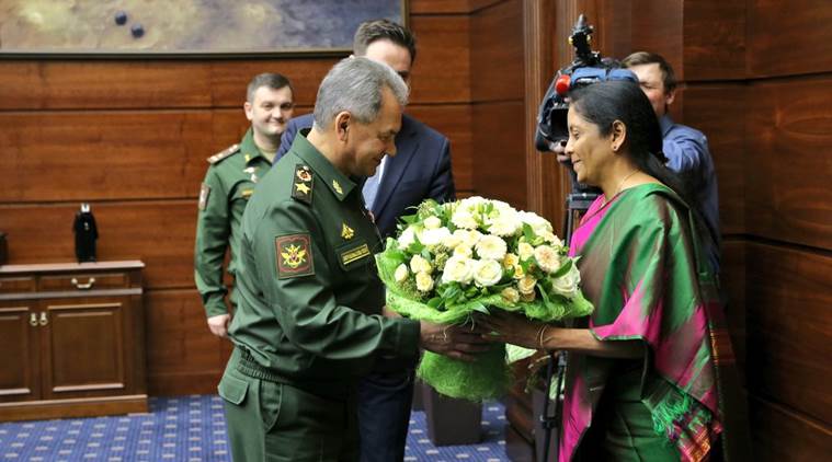 India-Russia, India-Russia defence deals, Nirmala Sitharaman, Sergey Shoygu, India news, indian express news