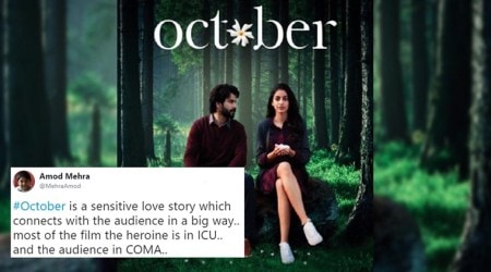 Heroine in ICU, audience in COMA: Varun Dhawan-Banita Sandhu starrer October garners mixed reviews on Twitter