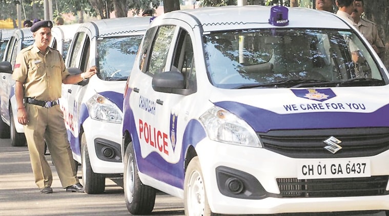 A PCR vehicle in Chandigarh. (Express archives)