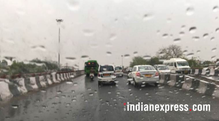 delhi weather, rain, delhi temperature prediction, max temp today, traffic updates, indian express