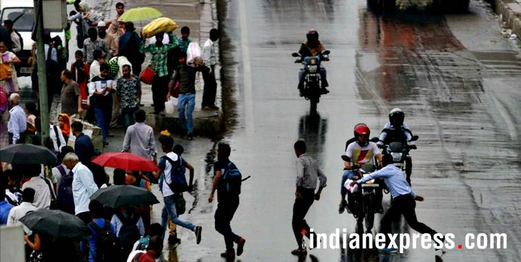 delhi weather, delhi rains, rain in delhi, delhi temperature, delhi, delhi weather prediction, max temp today, traffic updates, indian express