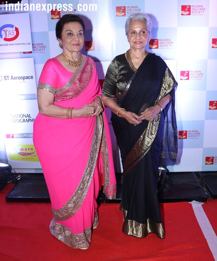 Waheeda Rahman and Asha Parekh attended Mijwan Fashion Show