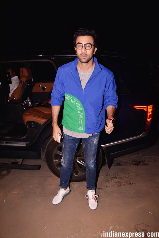 Ranbir Kapoor at the party