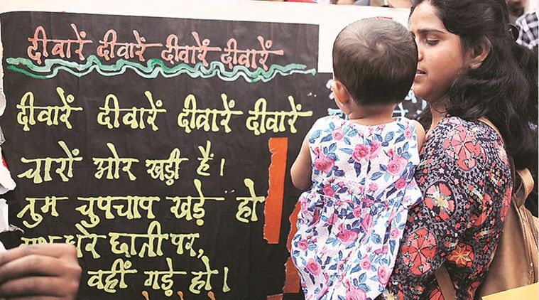 Kathua and Unnao rape protest