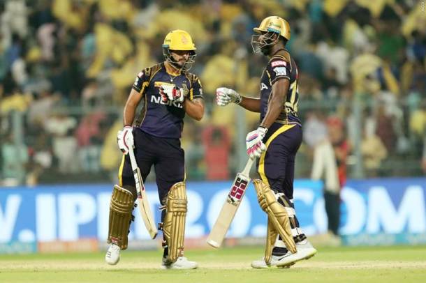IPL 2018, Indian premier League, Andre Russell, Nitish Rana, Gautam Gambhir, IPL 2018 photos, sports gallery, Indian Express