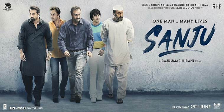 sanju posters starring ranbir kapoor