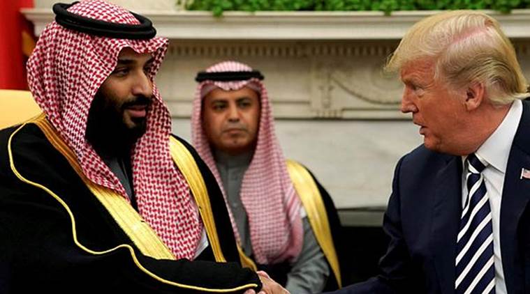 Crown Prince Mohammed bin Salman is currently touring the United States, seeking investments to help broaden the economy and lessen its dependence on oil. (Reuters)