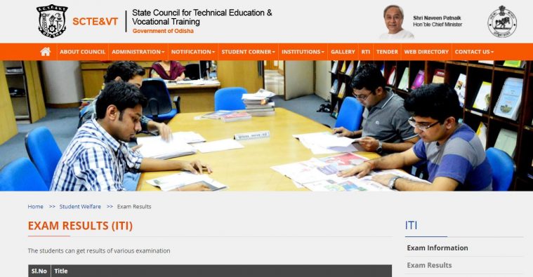 SCTEVT results, SCTEVT diploma results, sctevtodisha.nic.in, SCTEVT sem 1 results