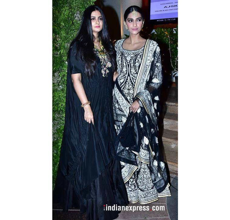 Aishwarya Rai Bachchan, Aishwarya Rai Bachchan latest photos, Aishwarya Rai Bachchan fashion, Sonam Kapoor, Sonam Kapoor fashion, Sara Ali Khan, Sara Ali Khan fashion, sandeep khosla niece wedding, indian express, indian express news