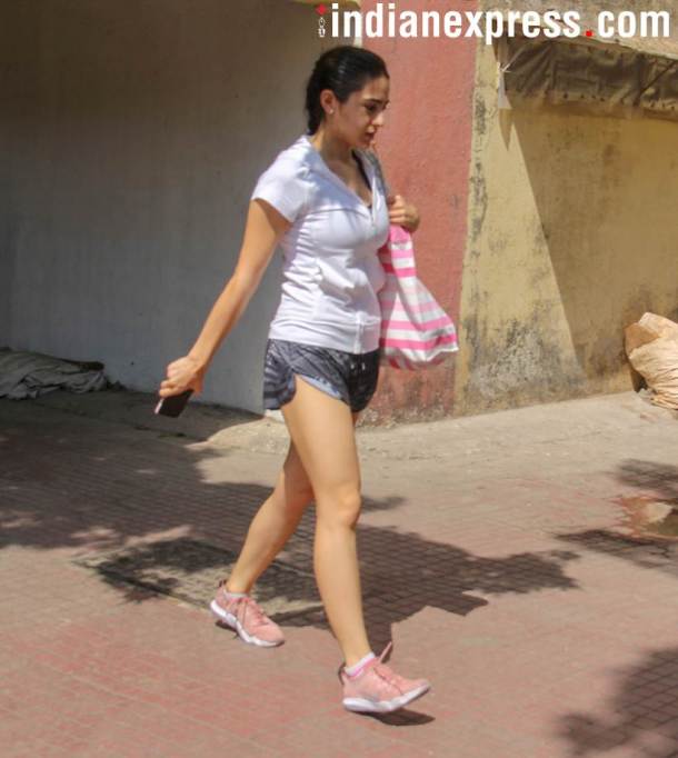 sara ali khan gym photos