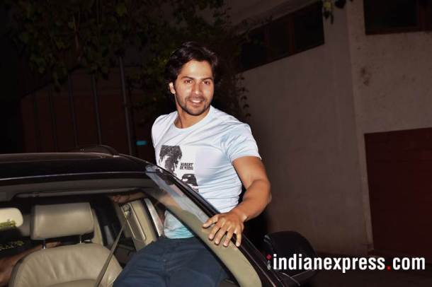 varun dhawan at october screening