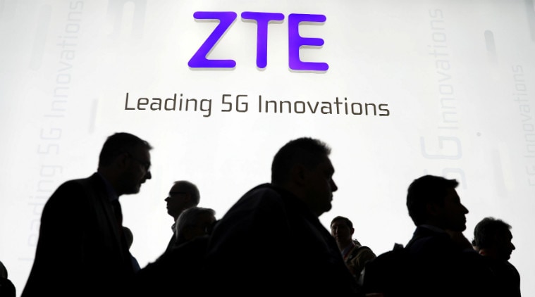 ZTE US ban, ZTE smartphones, Chinese communications firms, Qualcomm, US mobile shipments, Microsoft, US trade tariffs, Intel, Iran sanctions