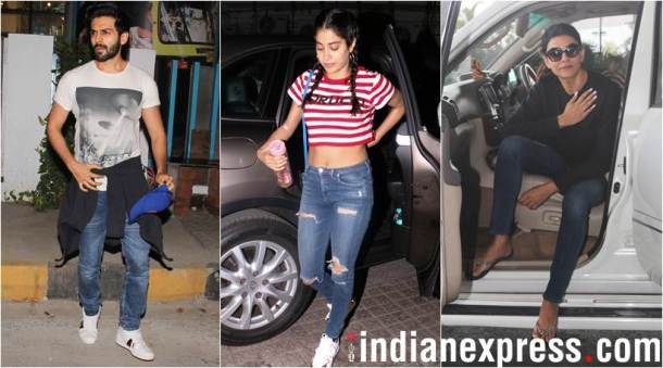 Janhvi Kapoor, Kartik Aaryan and Sushmita Sen