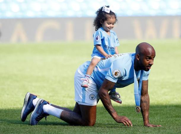 Manchester City lift English Premier League 2018 trophy