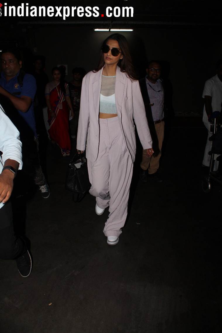 sonam kapoor returns from cannes