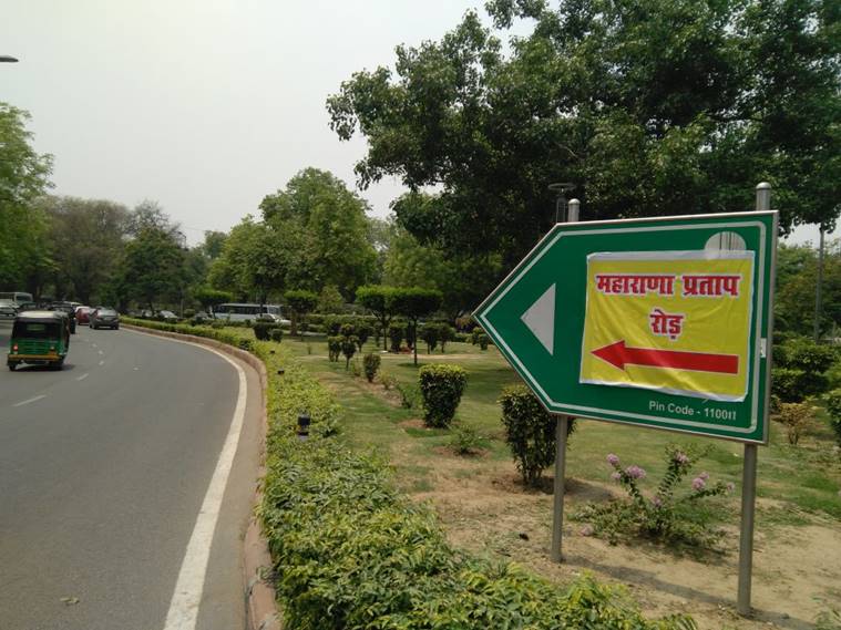 Delhi's Akbar road 'turns' Maharana Pratap road overnight