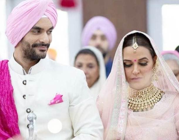 neha dhupia and angad bedi wedding photos