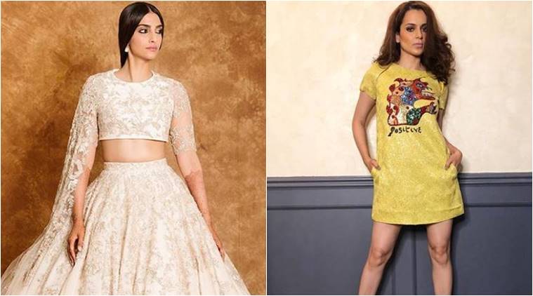 Sonam Kapoor Cannes, Sonam Kapoor Cannes lehenga, Kangana Ranaut, Rasika Dugal, indian express, indian express news