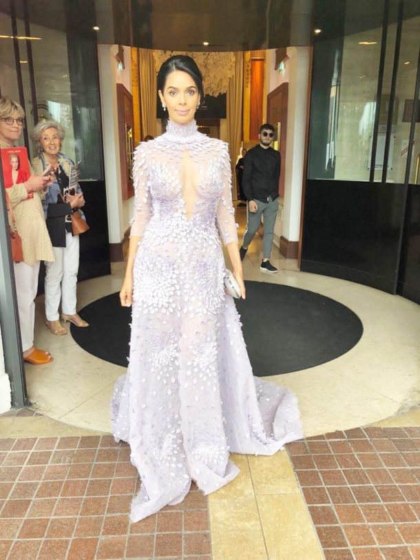 mallika sherawat at cannes film festival 2018