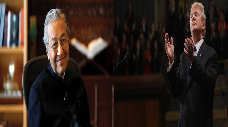 Trump congratulates Malaysia's Mahathir on historic electoral victory
