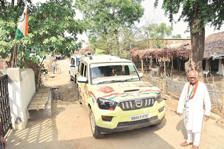 In Nagpur neighbourhood, Cong-NCP ‘local’ campaign takes fight to ruling BJP