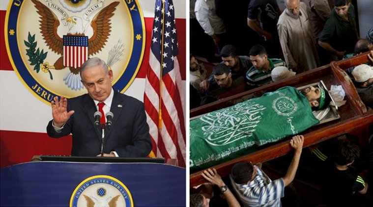 In Pictures: More than 57 Palestinians killed at Gaza border as US embassy opens in Jerusalem