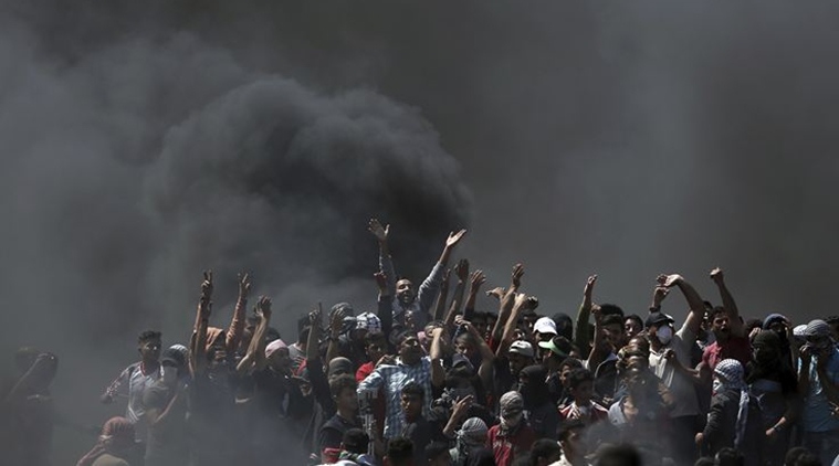 In Pictures: More than 57 Palestinians killed at Gaza border as US embassy opens in Jerusalem
