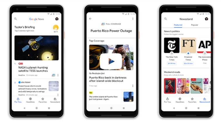 Google News now offers more personalised feed, subscription option