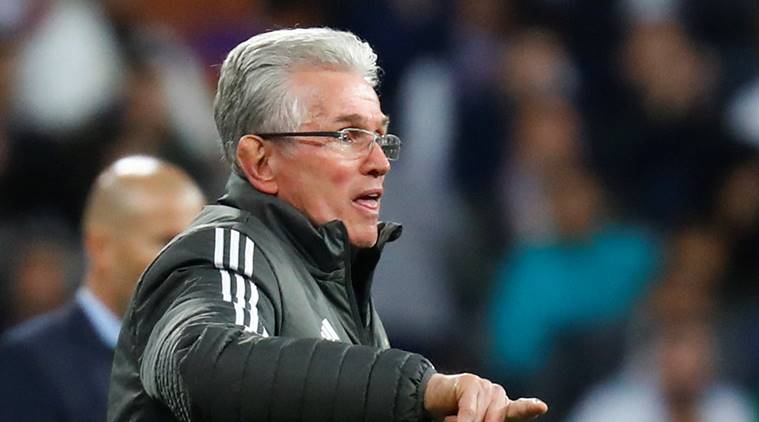 Bayern Munich manager Jupp Heynckes against Real Madrid