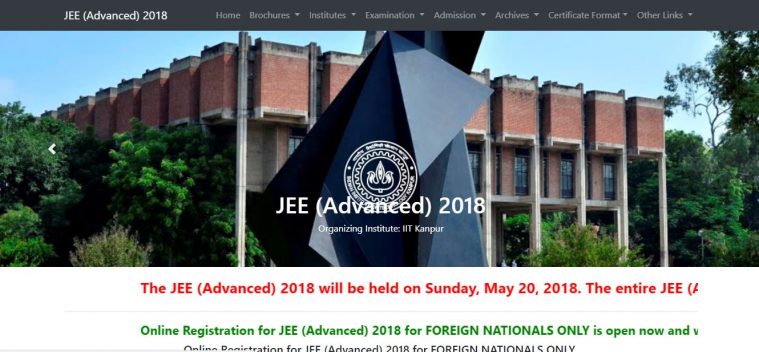 JEE Mains results, JEE advanced 2018, JEE Advanced registration