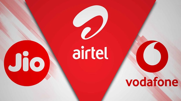 airtel, jio, vodafone, airtel vs jio vs vodafone, airtel 2gb, jio 2gb, vodafone 2gb, 2gb daily data plans, 2gb data per day plans, prepaid plans,