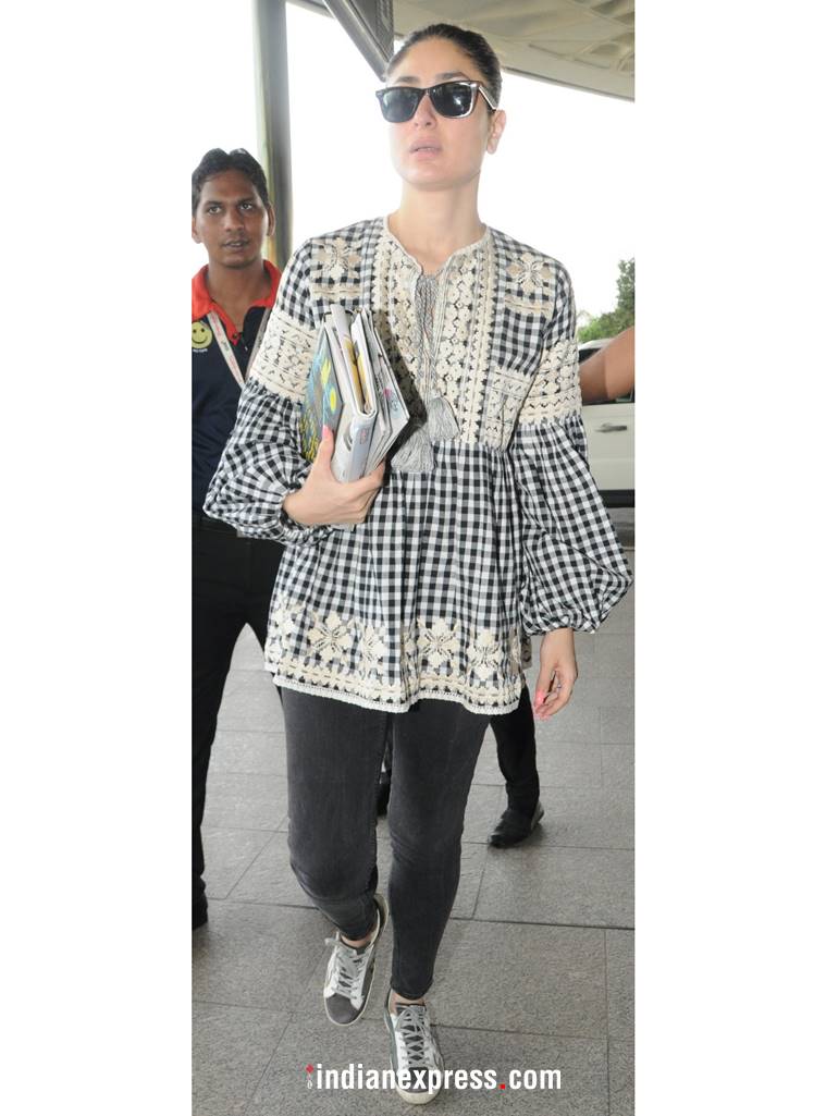 airport looks, airport looks of the week, deepika padukone, Kangana Ranaut, Kareena Kapoor Khan, Sonam Kapoor, airport pics celebs, celeb fashion, bollywood fashion, indian express, indian express news