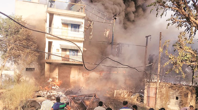 Khanna fire