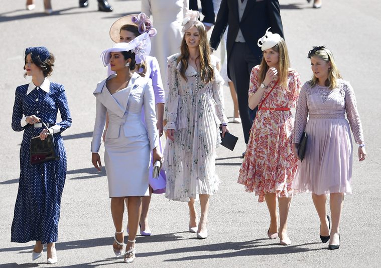 priyanka chopra at the royal wedding