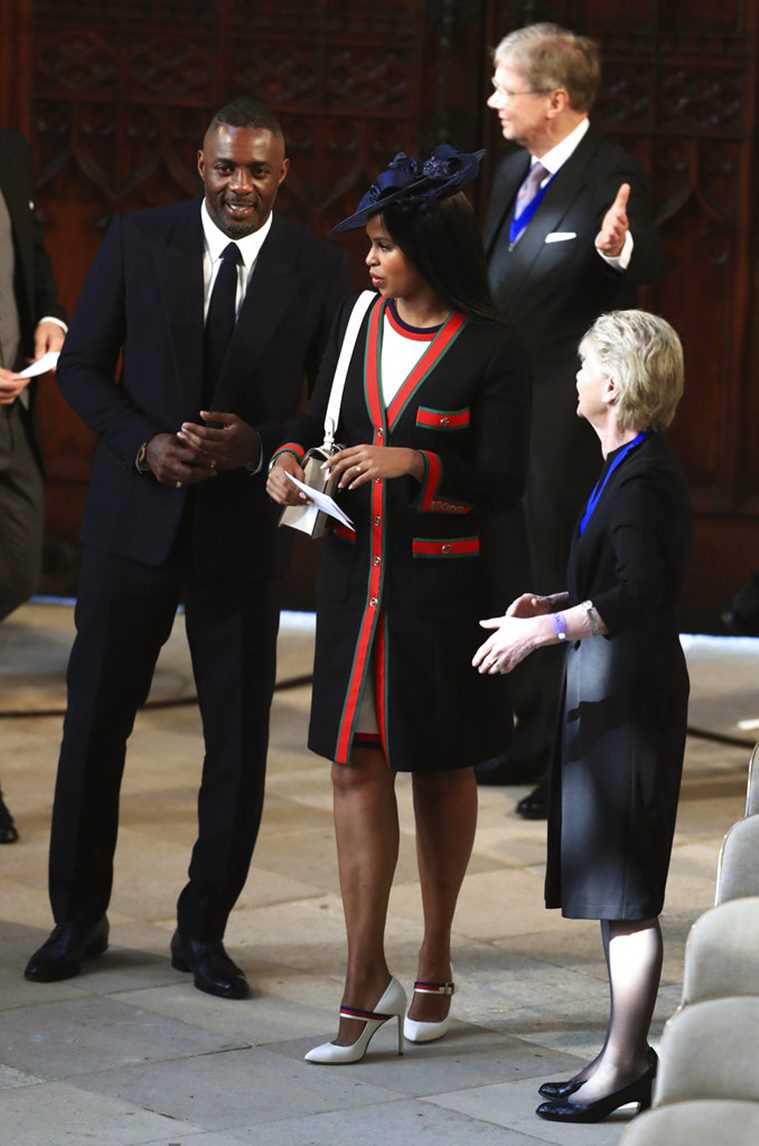 Idris Elba, and his fiancee Sabrina Dhowre
