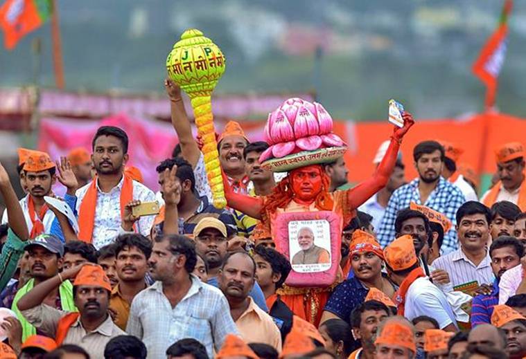 PM narendra modi campaigning in poll-bound Karnataka for the assembly elections 2018