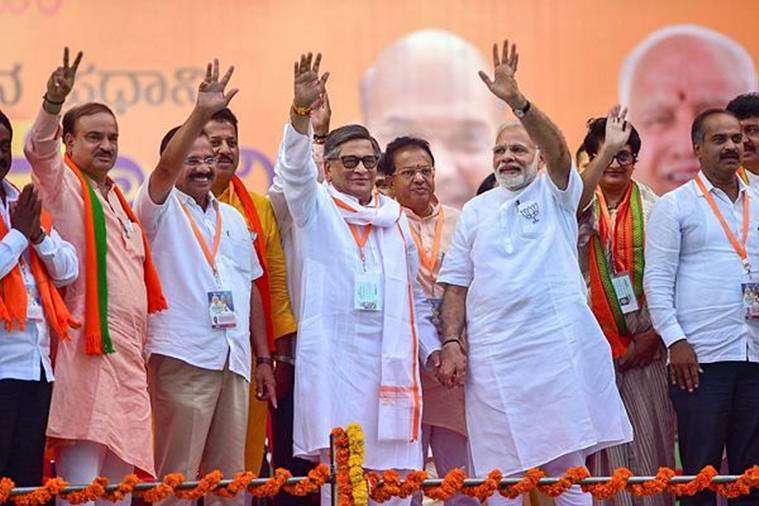 PM narendra modi campaigning in poll-bound Karnataka for the assembly elections 2018
