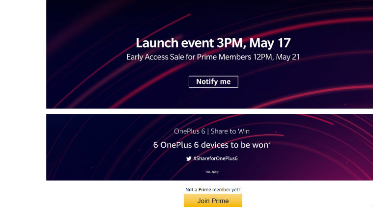 OnePlus 6, OnePlus 6 price, OnePlus 6 price in India 2018, OnePlus 6 Amazon In, OnePlus 6 livestream, OnePlus 6 how to watch live, OnePlus 6 launch in London, OnePlus 6 May 16 London launch, OnePlus 6 India launch, OnePlus 6 price in India, OnePlus 6 specifications, OnePlus 6 launch in Mumbai